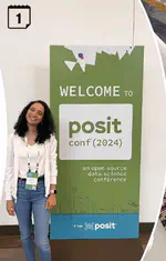 My participation for the 1st time in the posit::conf 2024 in Seattle-USA, thanks to the scholarship I got !